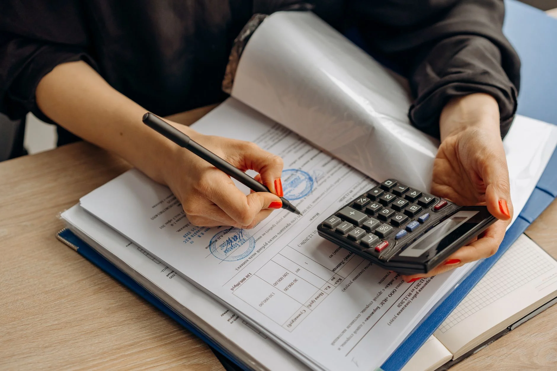 Tax compliance documentation and financial review